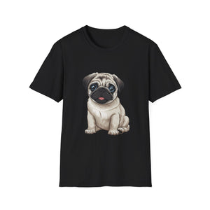 Cute Pug Puppy Shirt | Pug Gifts | Unisex Pug T Shirt