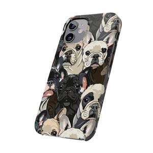 Premium French Bulldogs iPhone Case | Cute Frenchie Gifts Slim Phone Cases Premium French Bulldogs iPhone Case | Cute Frenchie Gifts Slim Phone Cases