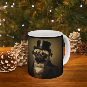 Pug Mug Classical Painting | Pug Coffee Mug | Pug Dog Gifts | Pug Presents | Pug Mug 11oz Pug Mug | Pug Coffee Mug | Pug Dog Gifts | Pug Presents | Pug Mug 11oz