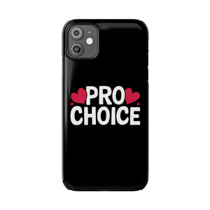 Premium Pro Choice iPhone Case | Feminist Pro Choice Gifts Slim Phone Cases Premium Pro Choice iPhone Case | Feminist Pro Choice Gifts Slim Phone Cases