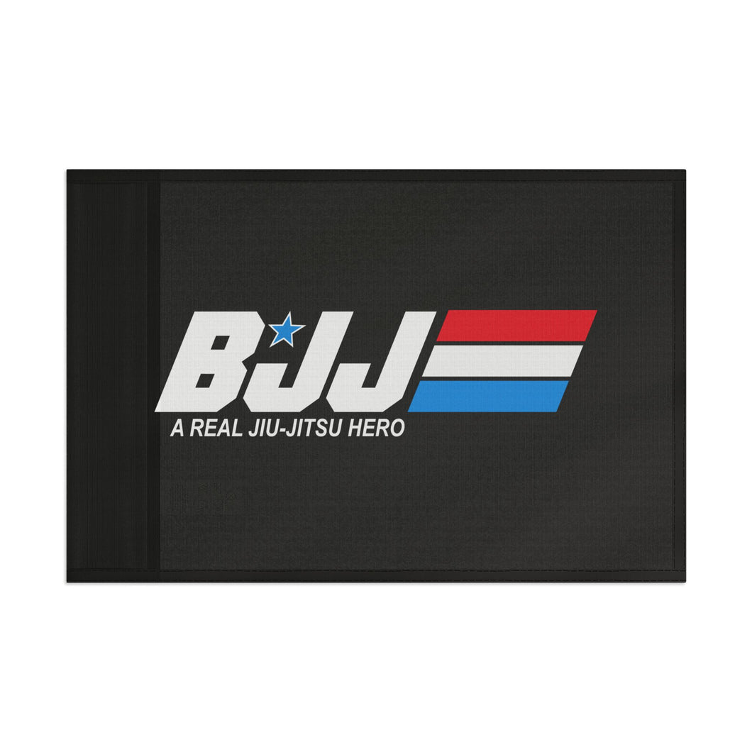 Brazilian Jiu Jitsu A Real Jiu-Jitsu Hero Flag Banner | BJJ Flag