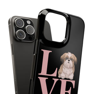 Premium Love Shih Tzu iPhone Case 2 | Cute Shih Tzu Slim Phone Cases Premium Love Shih Tzu iPhone Case 2 | Cute Shih Tzu Slim Phone Cases