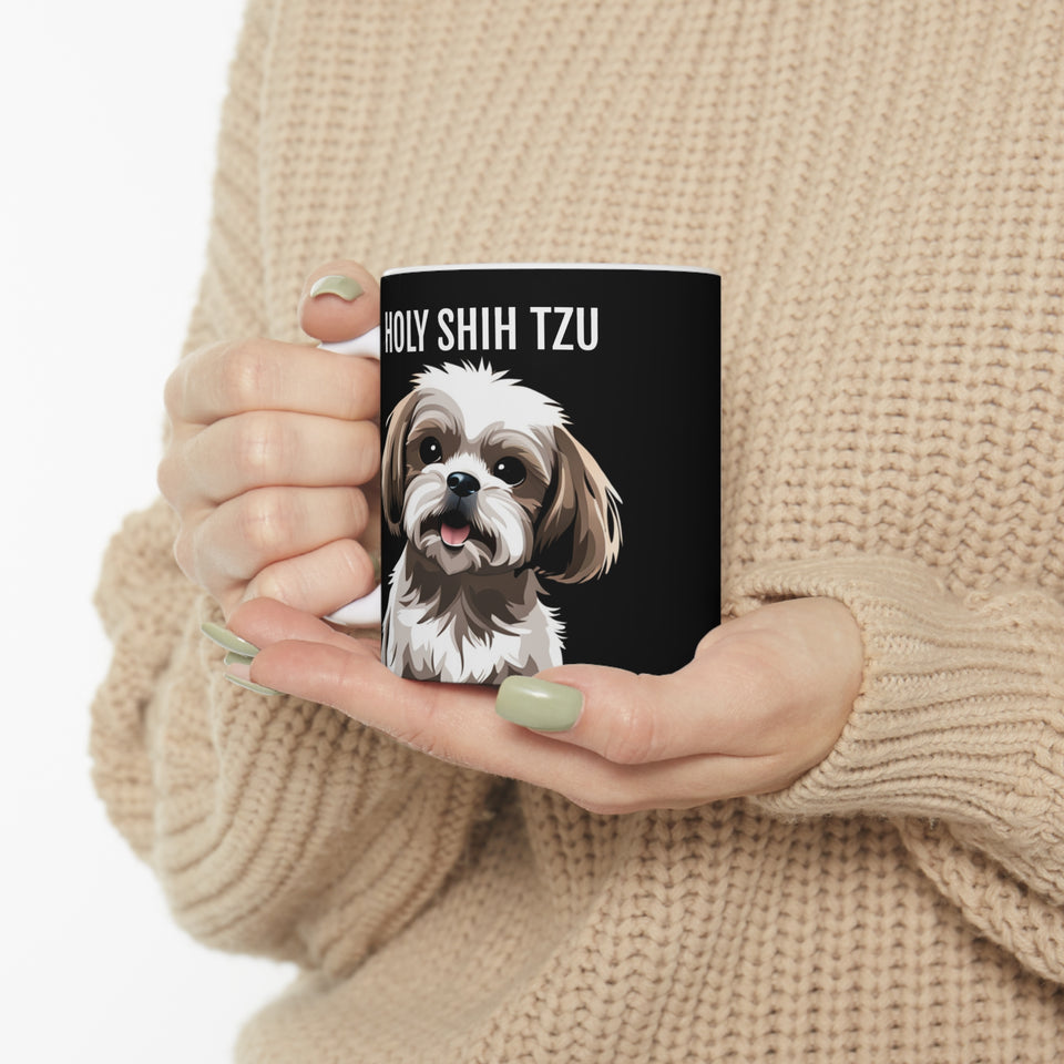 Holy Shih Tzu Mug | Shih Tzu Gift| Shihtzu Ceramic Mug 11oz