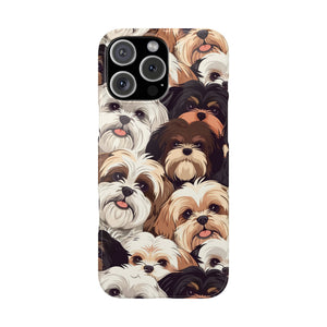 Premium Group of Shih Tzu iPhone Case | Cute Shih Tzu Gifts Slim Phone Cases Premium Group of Shih Tzu iPhone Case | Cute Shih Tzu Gifts Slim Phone Cases