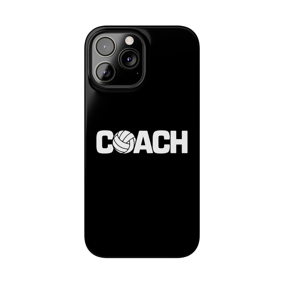 Premium Volleyball Coach iPhone Case | Volleyball Coach Gifts Slim Phone Cases