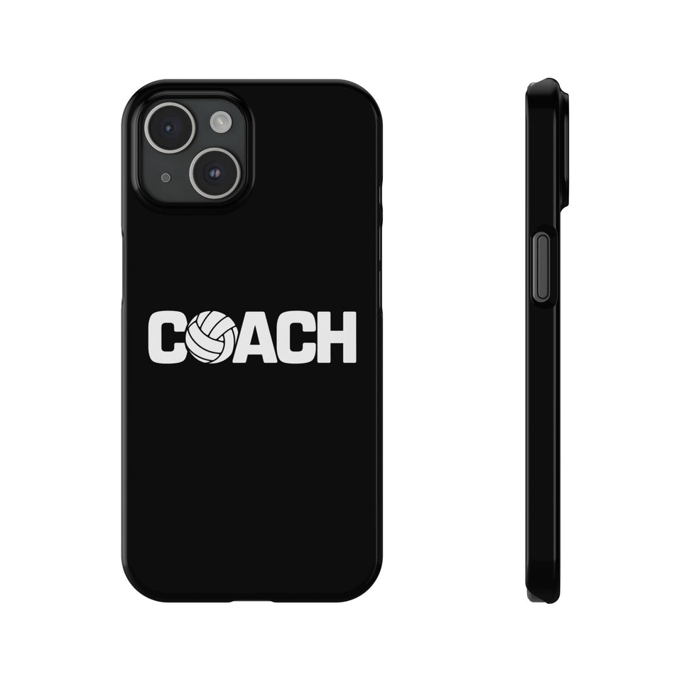 Premium Volleyball Coach iPhone Case | Volleyball Coach Gifts Slim Phone Cases