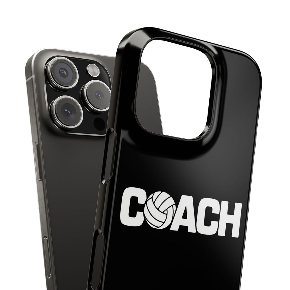 Premium Volleyball Coach iPhone Case | Volleyball Coach Gifts Slim Phone Cases