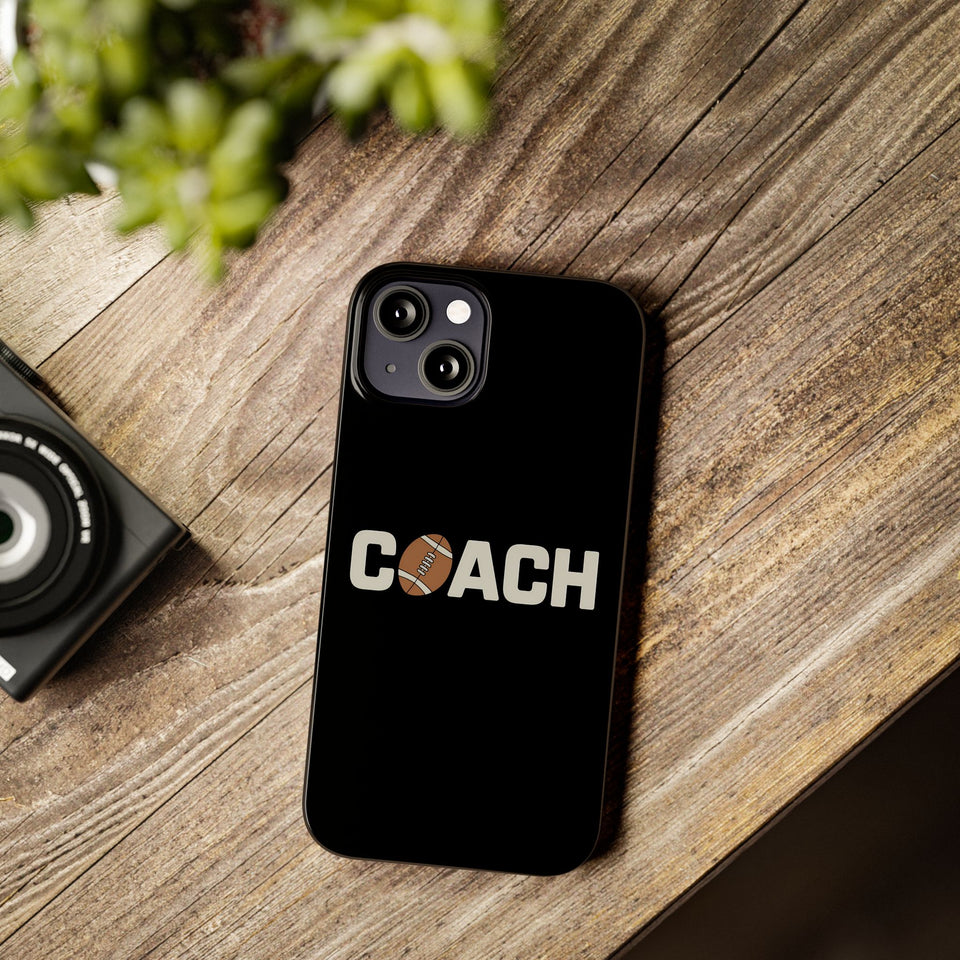 Premium Football Coach iPhone Case | Football Coach Gifts Slim Phone Cases