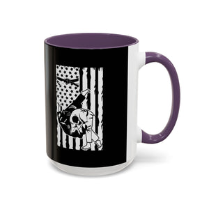 Brazilian Jiu Jitsu Flag Throw | BJJ Accent Coffee Mug Brazilian Jiu Jitsu Flag Throw | BJJ Accent Coffee Mug