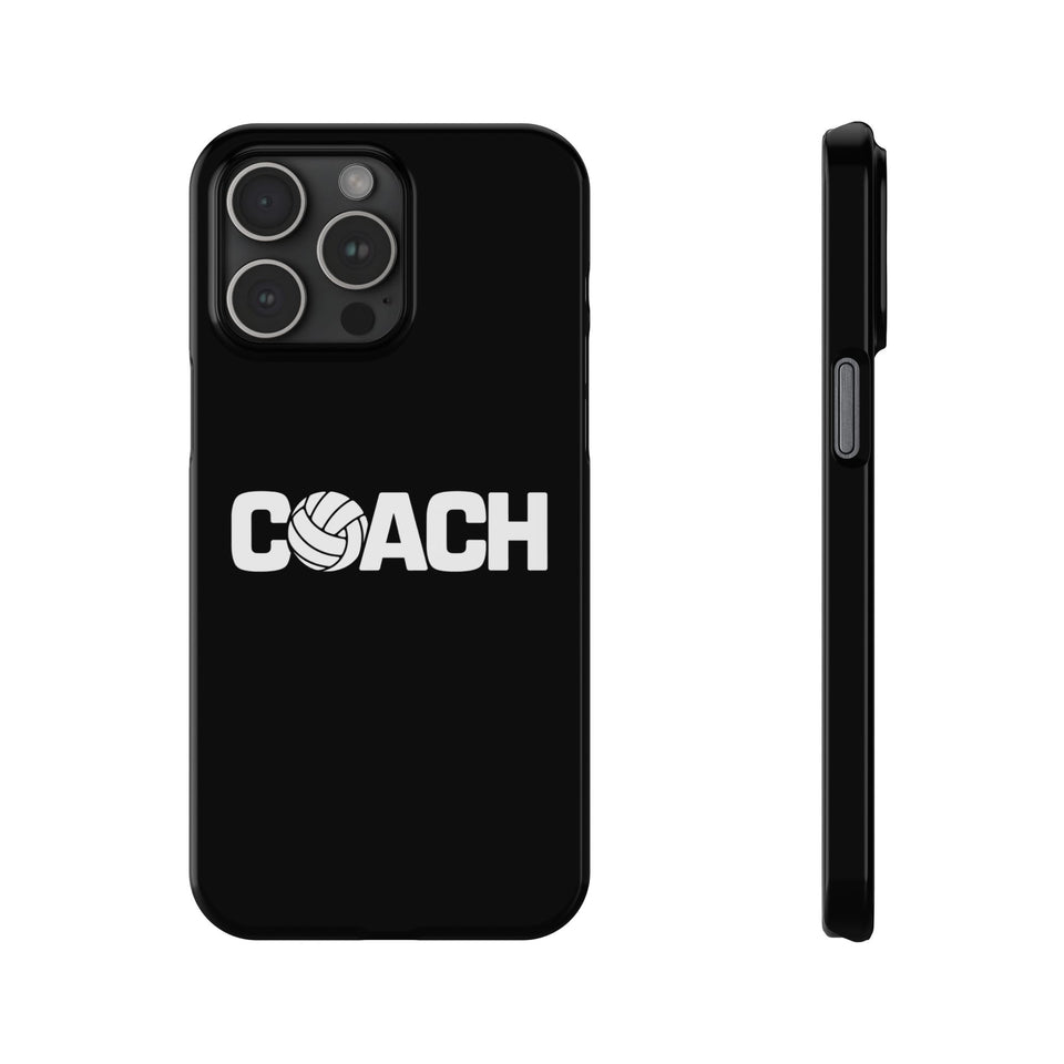 Premium Volleyball Coach iPhone Case | Volleyball Coach Gifts Slim Phone Cases