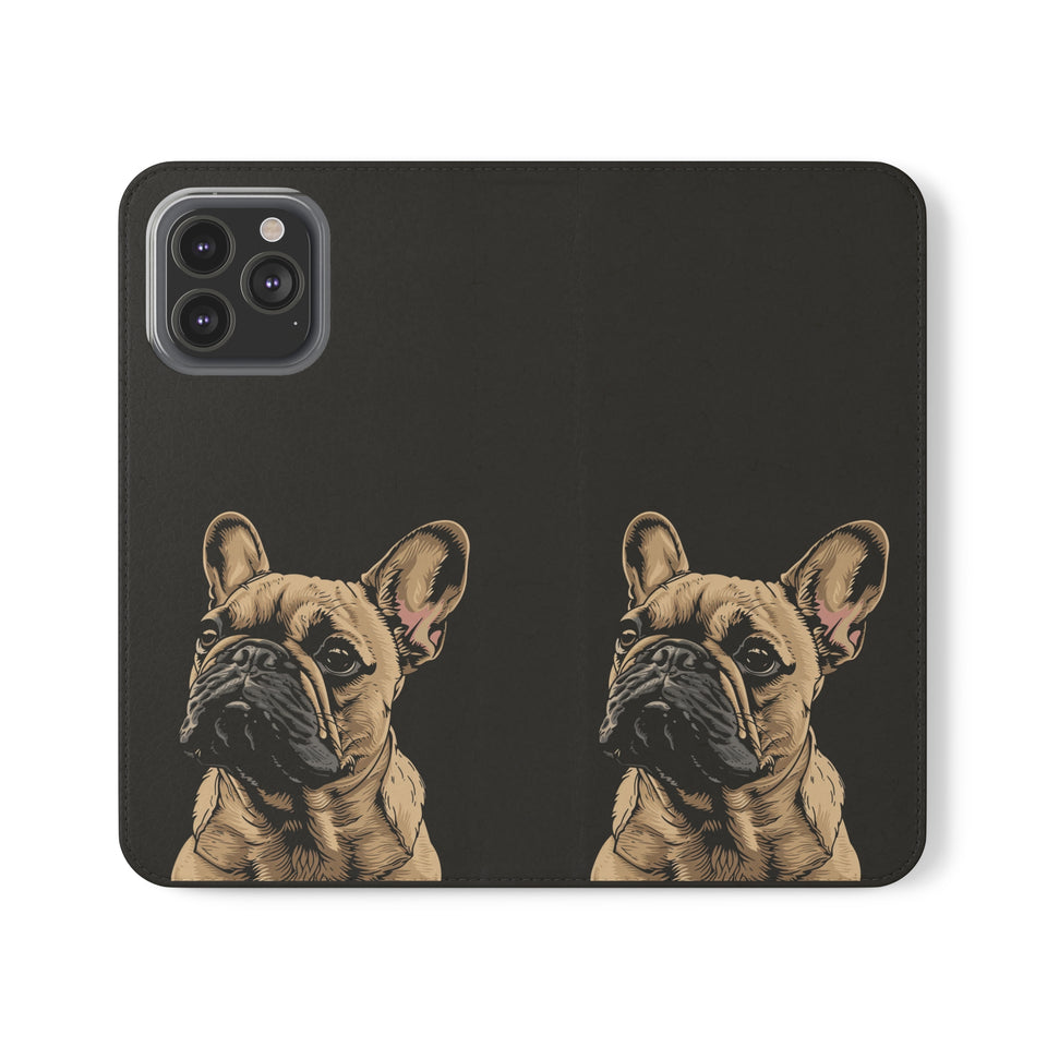 French Bulldog Phone Case | I Love My Frenchie Wallet Phone Case Gifts | IPhone & Samsung Galaxy French Bulldog Flip Cases