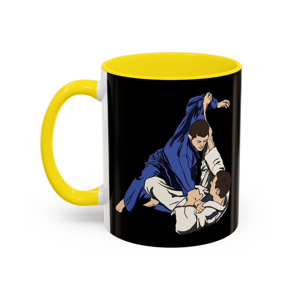 Brazilian Jiu Jitsu Rolling | BJJ Accent Coffee Mug