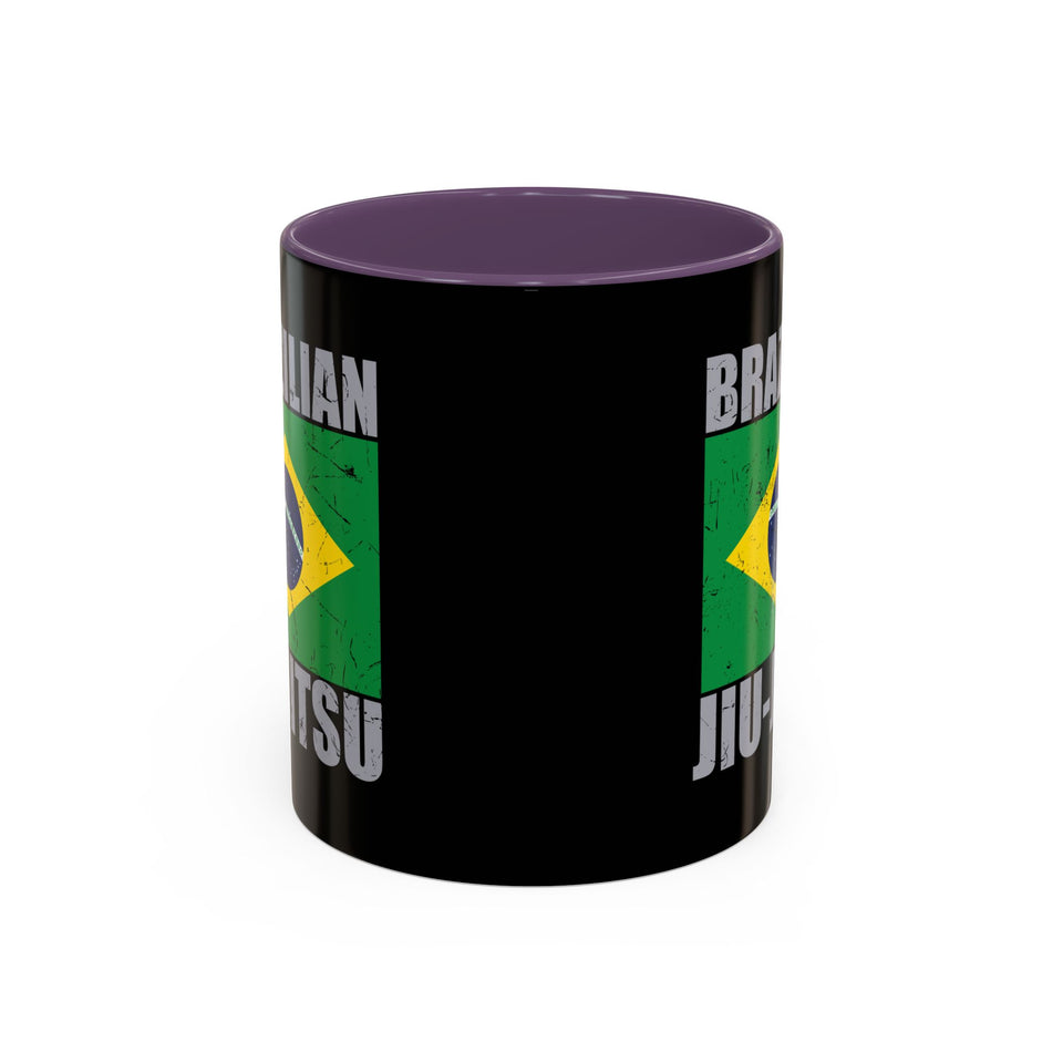 Brazilian Jiu Jitsu Flag 2 | BJJ Accent Coffee Mug