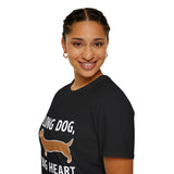 Long Dog Big Heart Dachshund Shirt | Weiner Dog Gift | Unisex Sausage Dog Dachshund T Shirt Long Dog Big Heart Dachshund Shirt | Weiner Dog Gift | Unisex Sausage Dog Dachshund T Shirt