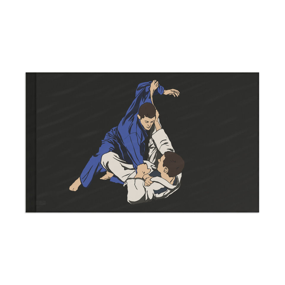 Brazilian Jiu Jitsu Rolling Flag Banner | BJJ Flag