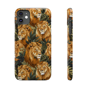 Premium Pride Of Lions iPhone Case | Lion Gifts Slim Phone Cases Premium Pride Of Lions iPhone Case | Lion Gifts Slim Phone Cases