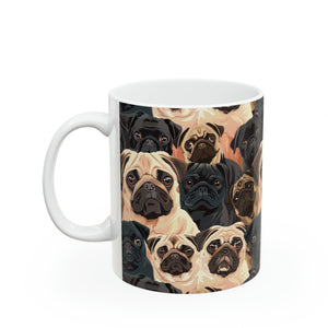 Pug Mug | Pug Coffee Mug | Cute Pug Dog Gifts | Funny Pug Presents | Pug Mug 11oz Pug Mug | Pug Coffee Mug | Cute Pug Dog Gifts | Funny Pug Presents | Pug Mug 11oz