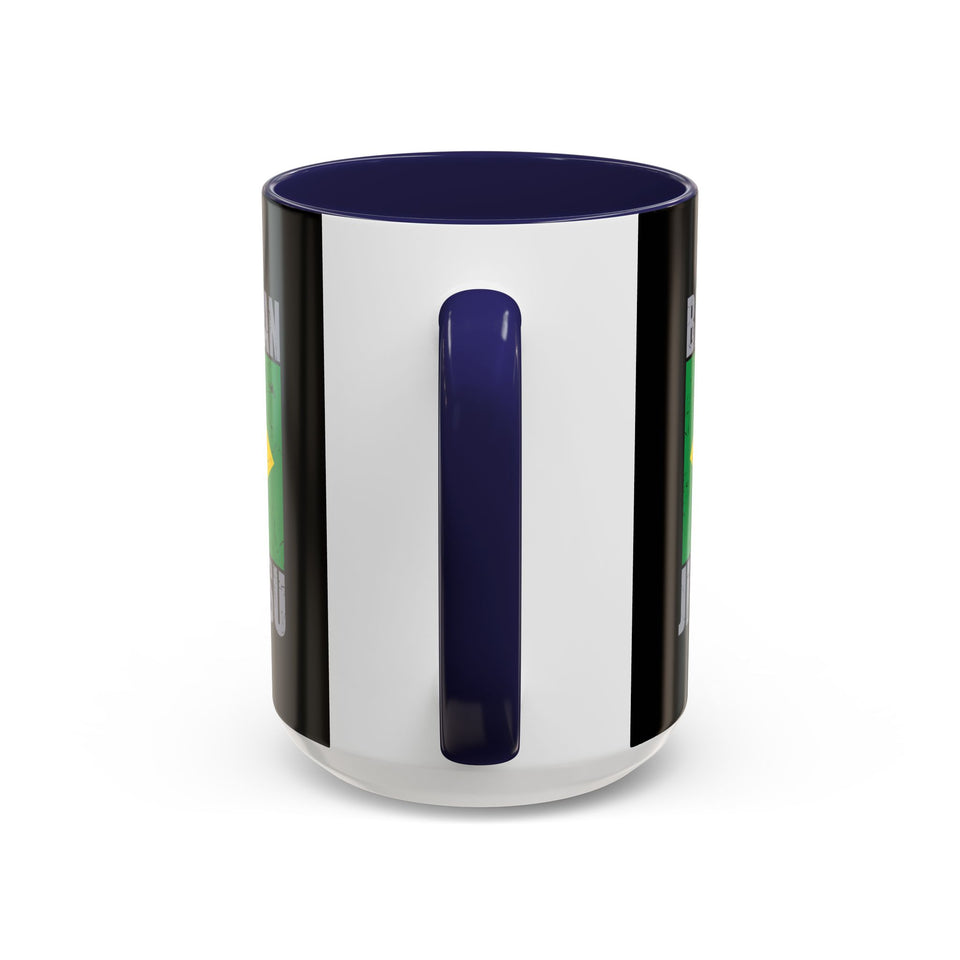 Brazilian Jiu Jitsu Flag 2 | BJJ Accent Coffee Mug