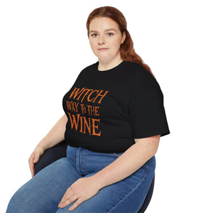 Witch Way To The Wine Halloween Costumes Shirt | Happy Halloween Gifts | Scary Halloween Merchandise | Spooky Halloween Unisex T-Shirt Witch Way To The Wine Halloween Costumes Shirt | Happy Halloween Gifts | Scary Halloween Merchandise | Spooky Halloween Unisex T-Shirt