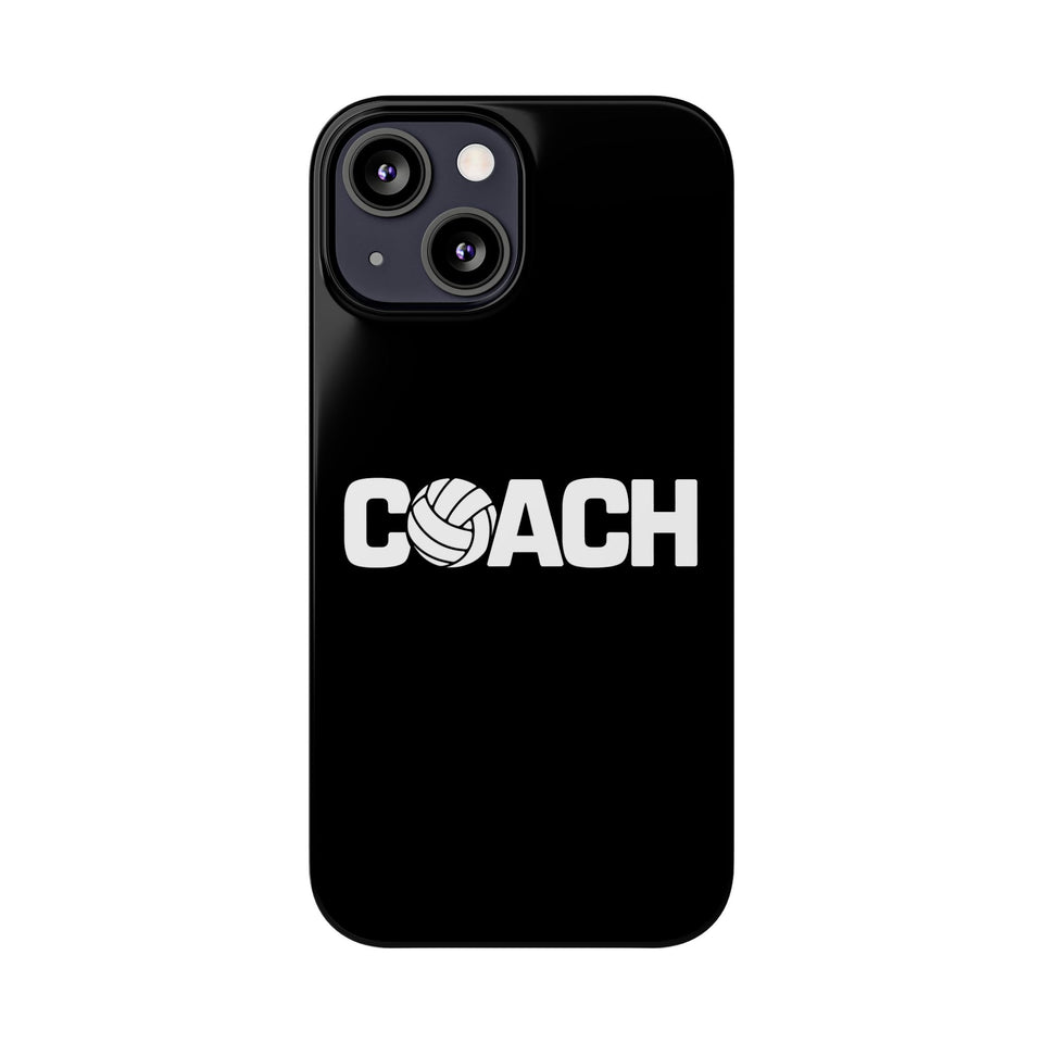 Premium Volleyball Coach iPhone Case | Volleyball Coach Gifts Slim Phone Cases