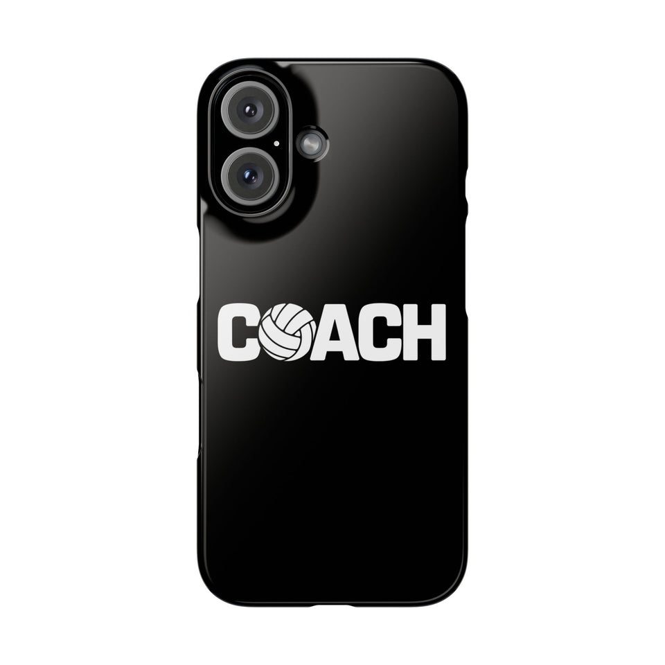 Premium Volleyball Coach iPhone Case | Volleyball Coach Gifts Slim Phone Cases