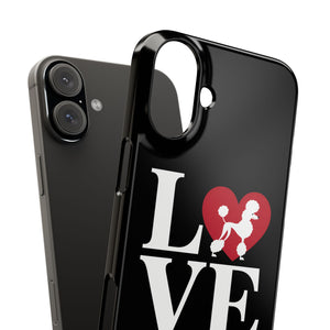 Premium Love Poodles iPhone Case | Cute Poodle Gifts Slim Phone Cases Premium Love Poodles iPhone Case | Cute Poodle Gifts Slim Phone Cases