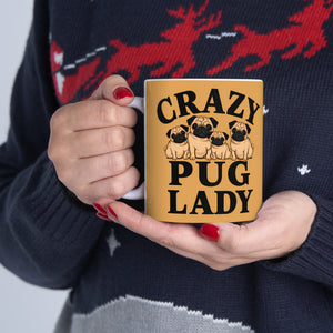 Crazy Pug Lady Mug | Pug Mom Gift | Pug Mom Coffee Mug | Pug Mom Presents Mug 11oz 2 Crazy Pug Lady Mug | Pug Mom Gift | Pug Mom Coffee Mug | Pug Mom Presents Mug 11oz 2