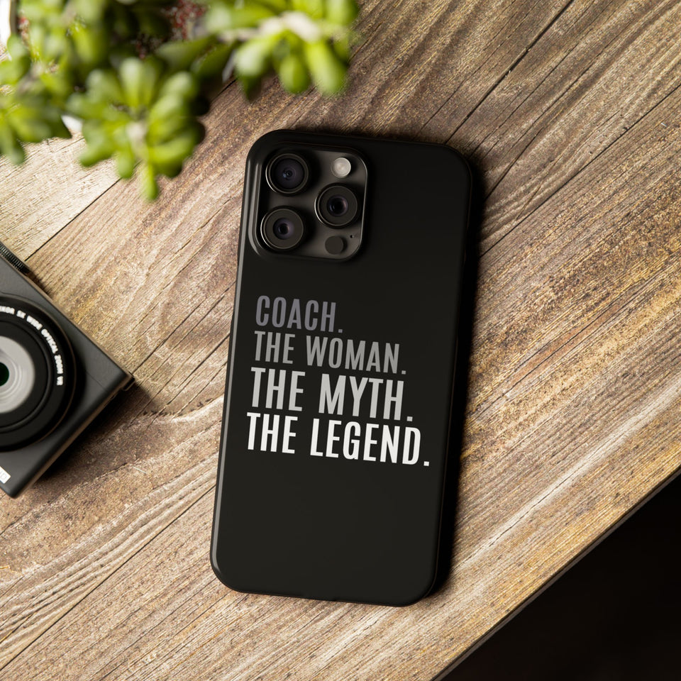 Premium Coach The Woman The Myth The Legend iPhone Case | Coach Gifts Slim Phone Cases