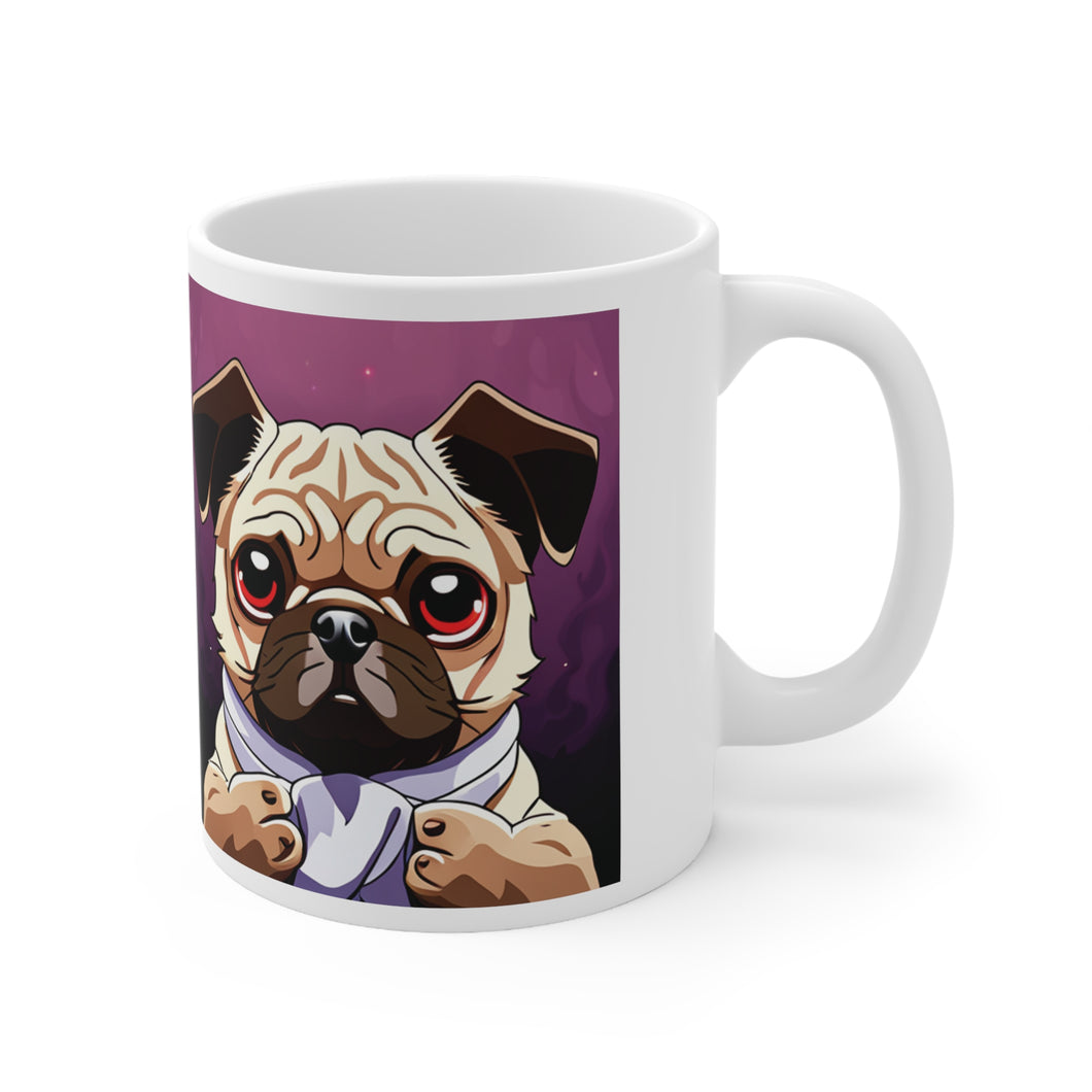 Pug Mug | Pug Gift | Ceramic Pug Mug 11oz