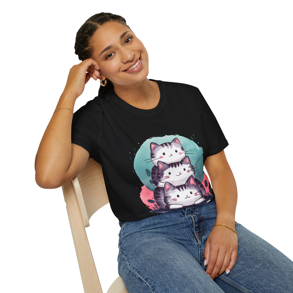 Group Of Cats Shirt | Cat Gift | Unisex Cat T Shirt 2