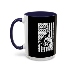 Brazilian Jiu Jitsu Flag Throw | BJJ Accent Coffee Mug Brazilian Jiu Jitsu Flag Throw | BJJ Accent Coffee Mug