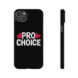 Premium Pro Choice iPhone Case | Feminist Pro Choice Gifts Slim Phone Cases Premium Pro Choice iPhone Case | Feminist Pro Choice Gifts Slim Phone Cases