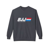 Brazilian Jiu Jitsu A Real Jiu-Jitsu Hero BJJ Unisex Midweight Softstyle Fleece Crewneck Sweatshirt Brazilian Jiu Jitsu A Real Jiu-Jitsu Hero BJJ Unisex Midweight Softstyle Fleece Crewneck Sweatshirt