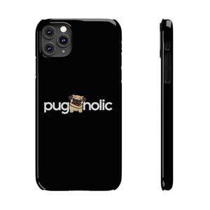 Premium Pugaholic Pug iPhone Case | Pug Gifts Slim Phone Cases Premium Pugaholic Pug iPhone Case | Pug Gifts Slim Phone Cases