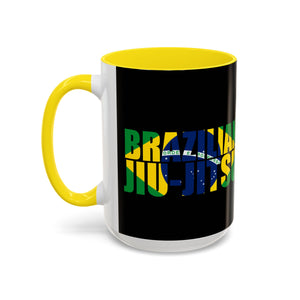 Brazilian Jiu Jitsu Flag 3 | BJJ Accent Coffee Mug Brazilian Jiu Jitsu Flag 3 | BJJ Accent Coffee Mug