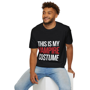 This Is My Vampire Costume T-Shirt | Spooky Vampire Halloween Costume Vampires Unisex T-Shirt This Is My Vampire Costume T-Shirt | Spooky Vampire Halloween Costume Vampires Unisex T-Shirt