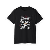 My Heart Beats For My Shih Tzu Shirt | Shih Tzu Gift | Shih Tzu Merchandise | Shih Tzu Gifts | Shih Tzu Presents Unisex T-Shirt My Heart Beats For My Shih Tzu Shirt | Shih Tzu Gift | Shih Tzu Merchandise | Shih Tzu Gifts | Shih Tzu Presents Unisex T-Shirt