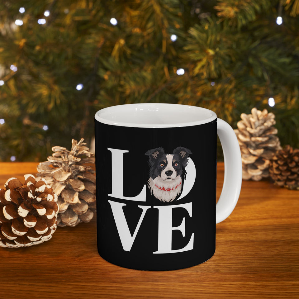 Love Border Collies Mug | Border Collie Gifts | Border Collie Sheep Dog Coffee Mug 11oz