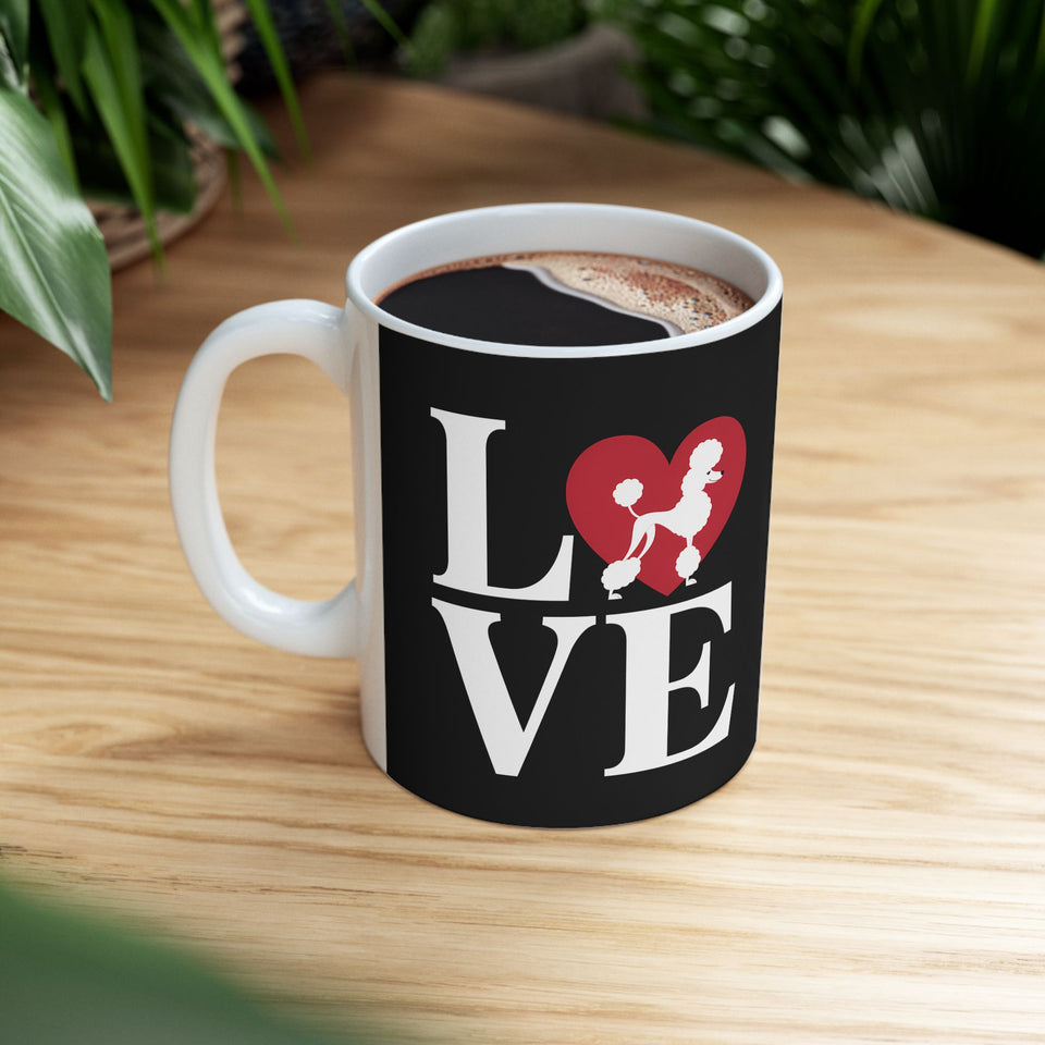 Sweet Love Poodle Mug | Poodles Coffee Mug | Cute Poodle Coffee Mug 11oz