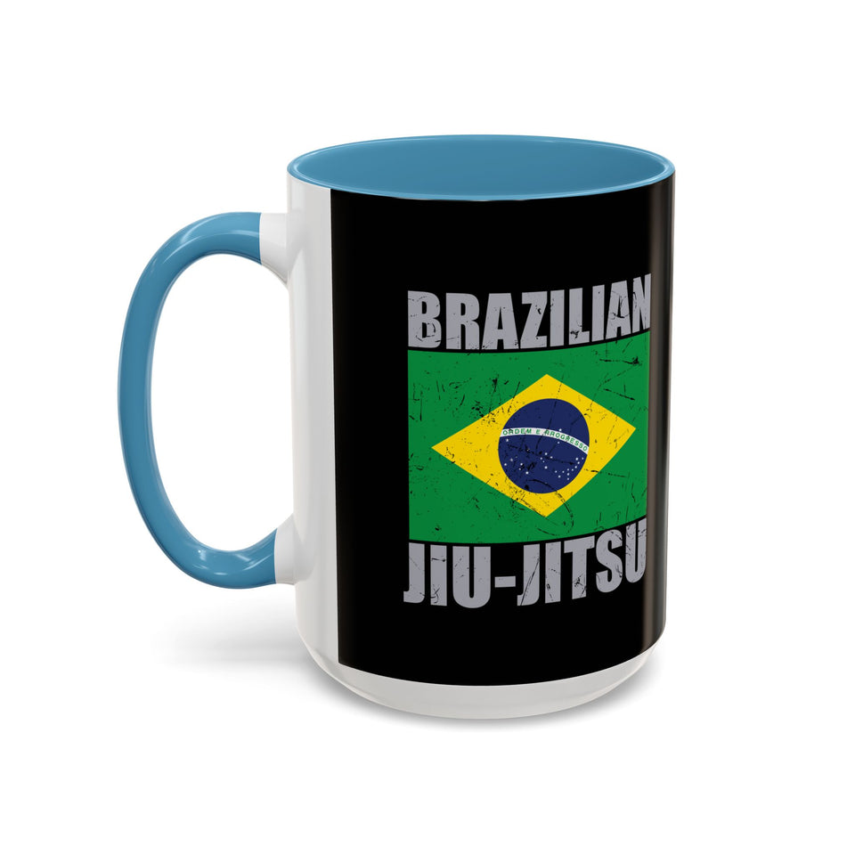 Brazilian Jiu Jitsu Flag 2 | BJJ Accent Coffee Mug