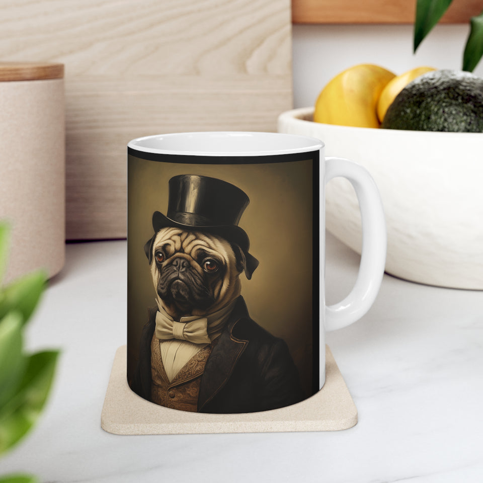 Pug Mug | Pug Coffee Mug | Pug Dog Gifts | Pug Presents | Pug Mug 11oz