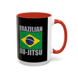 Brazilian Jiu Jitsu Flag 2 | BJJ Accent Coffee Mug Brazilian Jiu Jitsu Flag 2 | BJJ Accent Coffee Mug