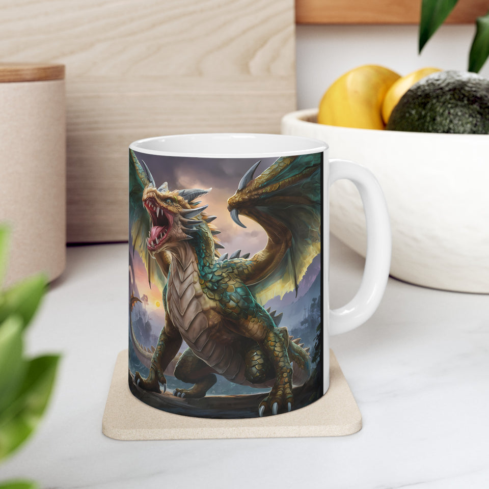 Fantasy Dragon RPG Mug | Role Playing Game Gift | Dragon Coffee Mug | RPG Fantasy Gift Ideas Mug 11oz