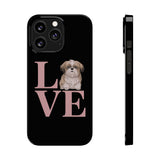 Premium Love Shih Tzu iPhone Case 2 | Cute Shih Tzu Slim Phone Cases Premium Love Shih Tzu iPhone Case 2 | Cute Shih Tzu Slim Phone Cases