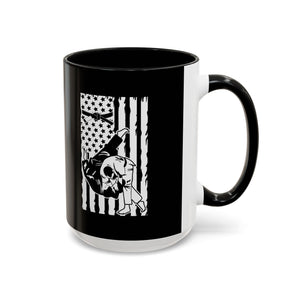 Brazilian Jiu Jitsu Flag Throw | BJJ Accent Coffee Mug Brazilian Jiu Jitsu Flag Throw | BJJ Accent Coffee Mug