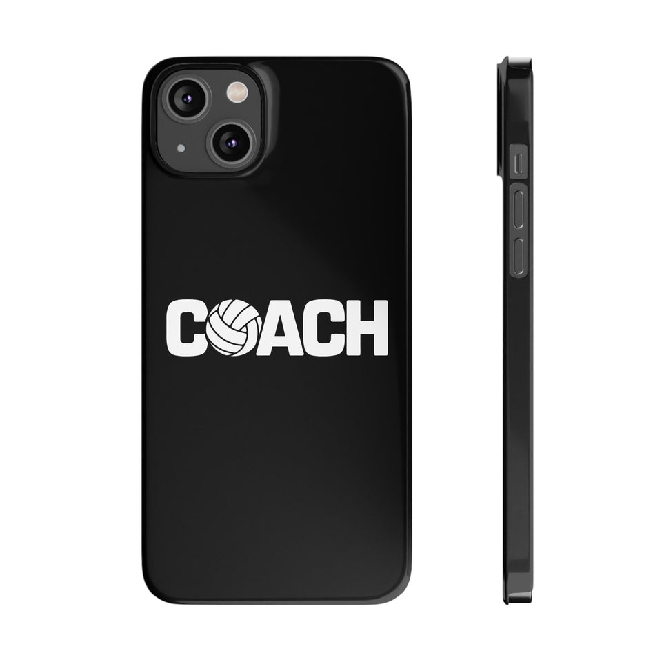 Premium Volleyball Coach iPhone Case | Volleyball Coach Gifts Slim Phone Cases