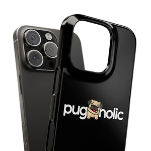 Premium Pugaholic Pug iPhone Case | Pug Gifts Slim Phone Cases Premium Pugaholic Pug iPhone Case | Pug Gifts Slim Phone Cases