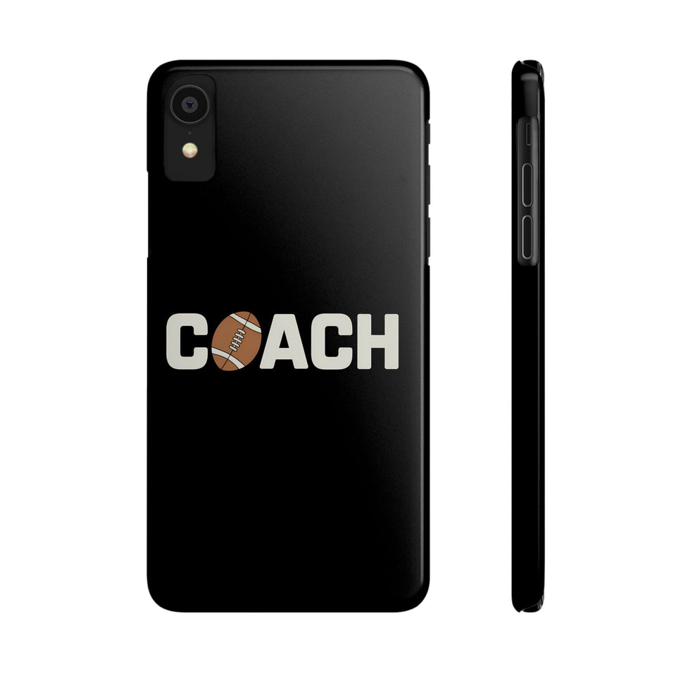 Premium Football Coach iPhone Case | Football Coach Gifts Slim Phone Cases