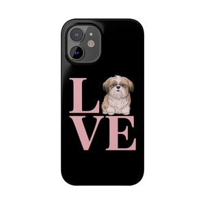 Premium Love Shih Tzu iPhone Case 2 | Cute Shih Tzu Slim Phone Cases Premium Love Shih Tzu iPhone Case 2 | Cute Shih Tzu Slim Phone Cases