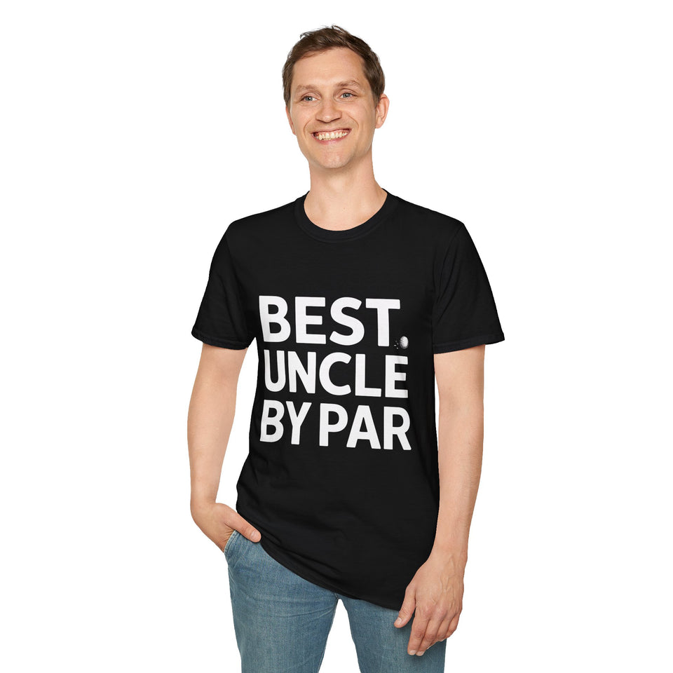 Best Uncle By Par Funny Golf Shirt | Golf Gift | Unisex Uncle Birthday Present Golf T Shirt 2